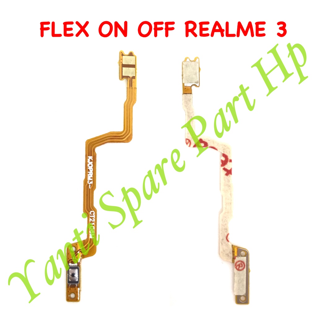 Flexible On Off Realme 3 Original Terlaris New
