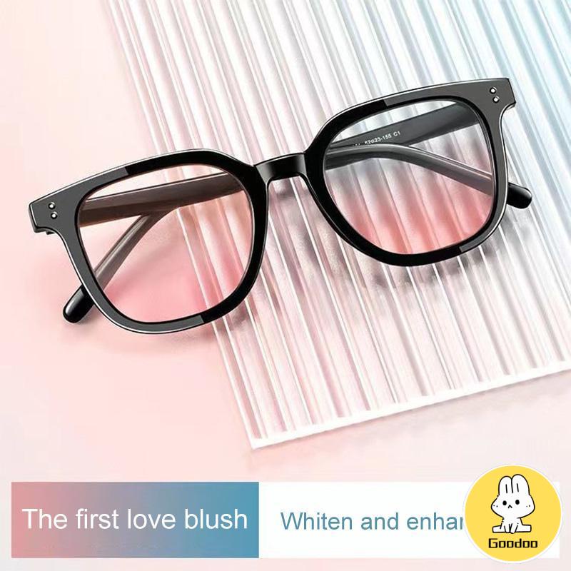 Kacamata Hitam Fashion Wanita Frame Kacamata Warna  Gradasi Pink / Hitam Untuk Import Sunglasses -Doo