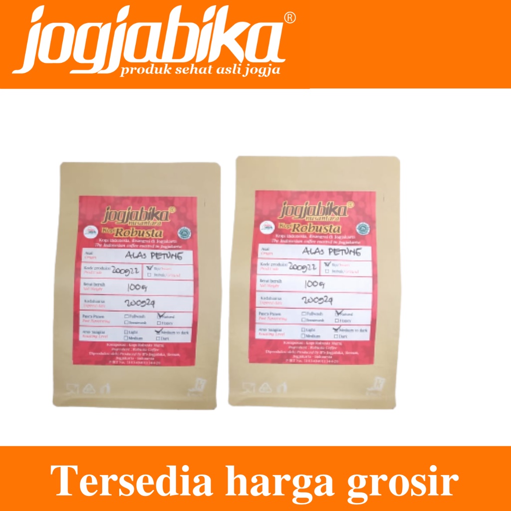 Jual Kopi Robusta Jawa Hutan Petung Biji Asli Jogja G Shopee Indonesia