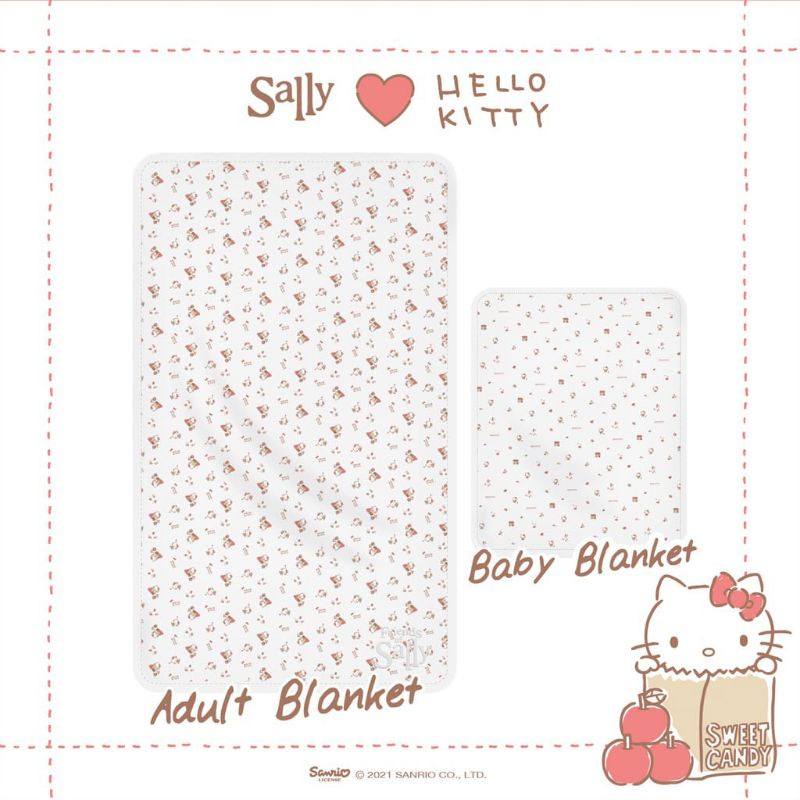 Friends of Sally - Double Baby &amp; Adult Blanket Hello Kitty