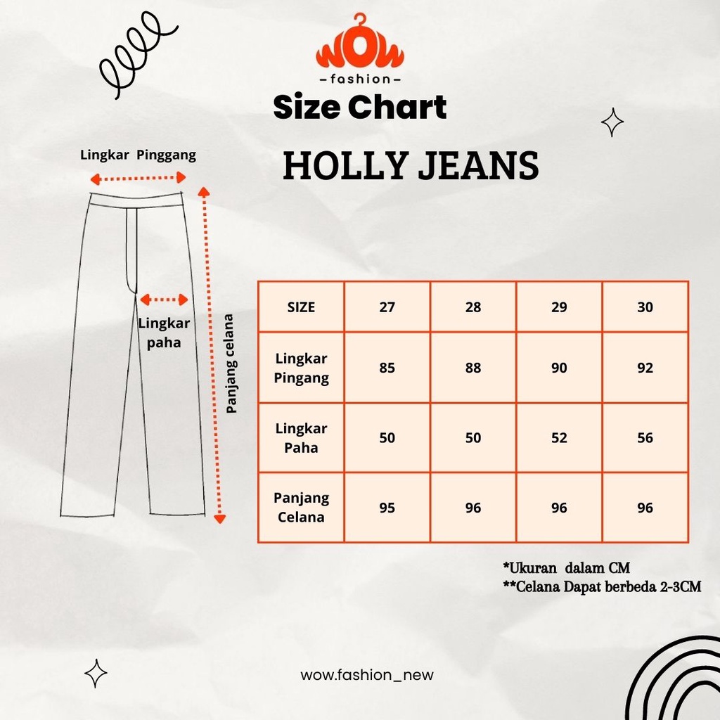 WOW-Holly Bagy Jeans Sobek New Wanita/Celana Rawis/Jeans Wanita/Kulot Sobek