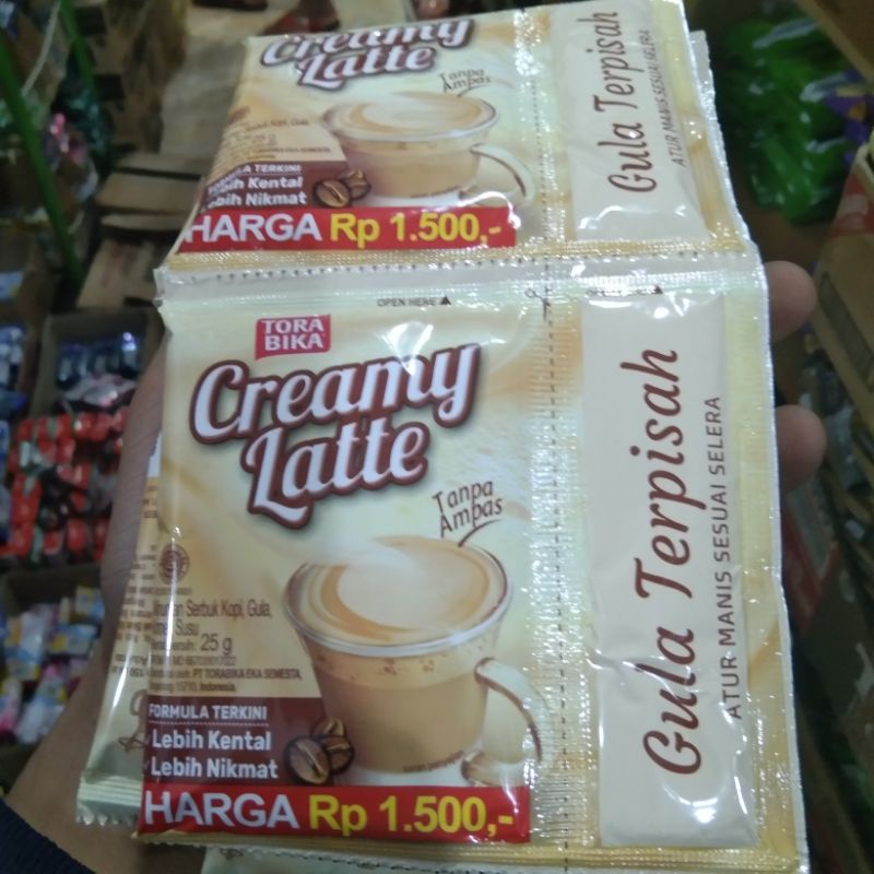 

Torabika CREAMY LATTE 1 Renteng