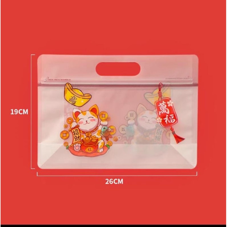 Ziplock snack imlek golden cat flat bottom/ zipper mewah tema sincia