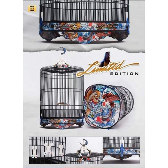 kandang sangkar murai tebok pvc decal oriq jaya no 2 limited edition