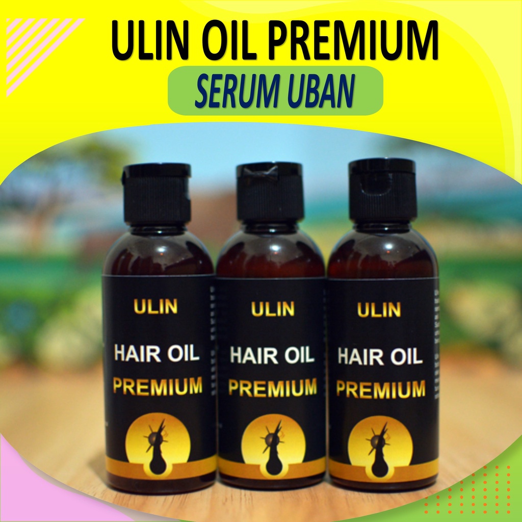 Obat Uban Rambut Ulin Hair Oil Premium Penghilang Uban