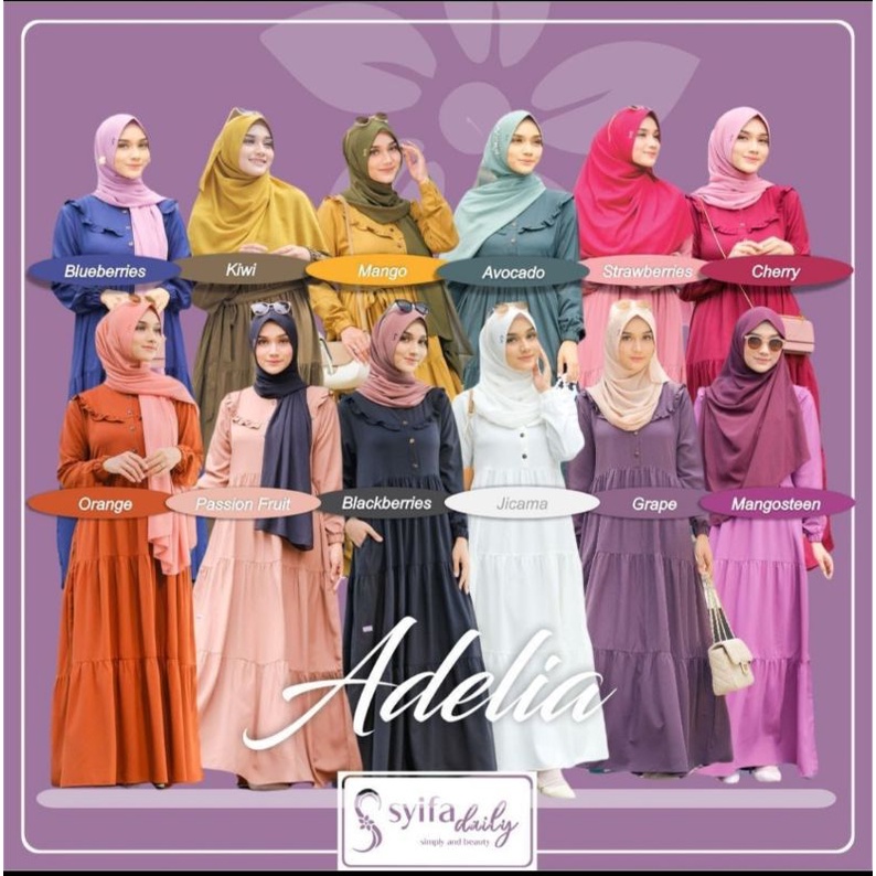 Gamis Adelia by Syifa daily