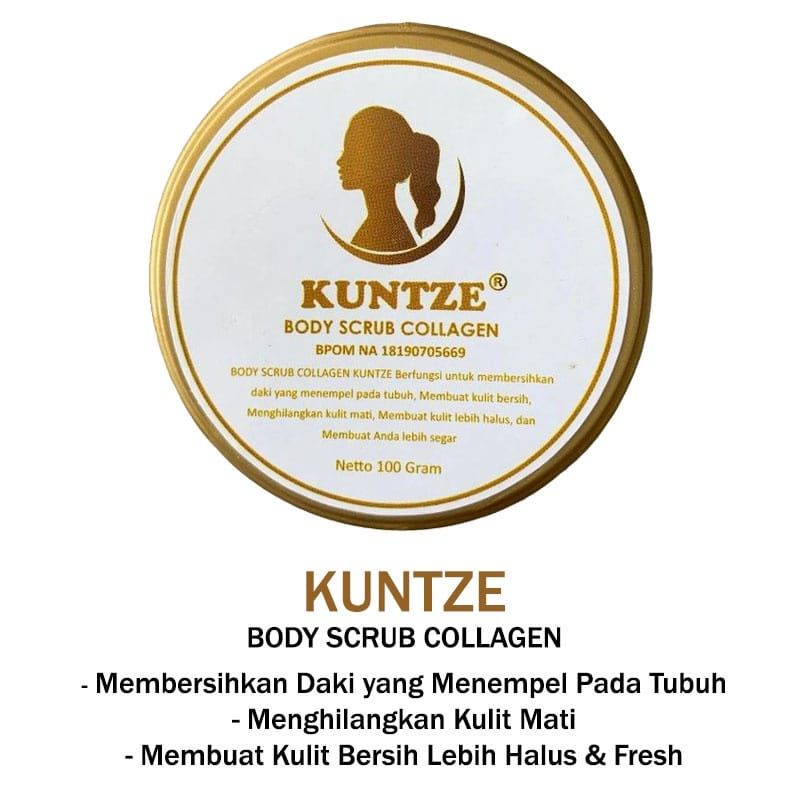 Medan Termurah Lulur bibit collagen BPOM kuntze/Body scrub collagen kuntze