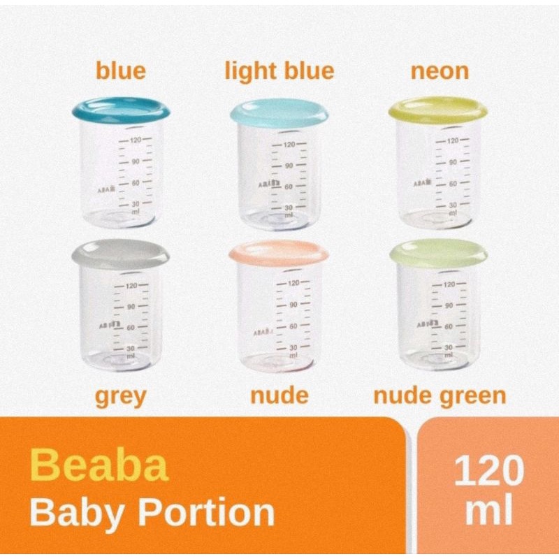 Beaba Baby Portion Tritan 120 ml - Wadah Makanan Bayi