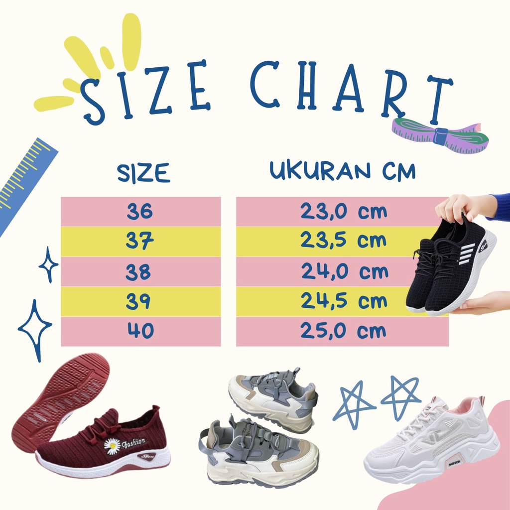 Shoegallery LV0148 &quot;FREE BOX&quot; Sepatu Sneakers Wanita import Motif S