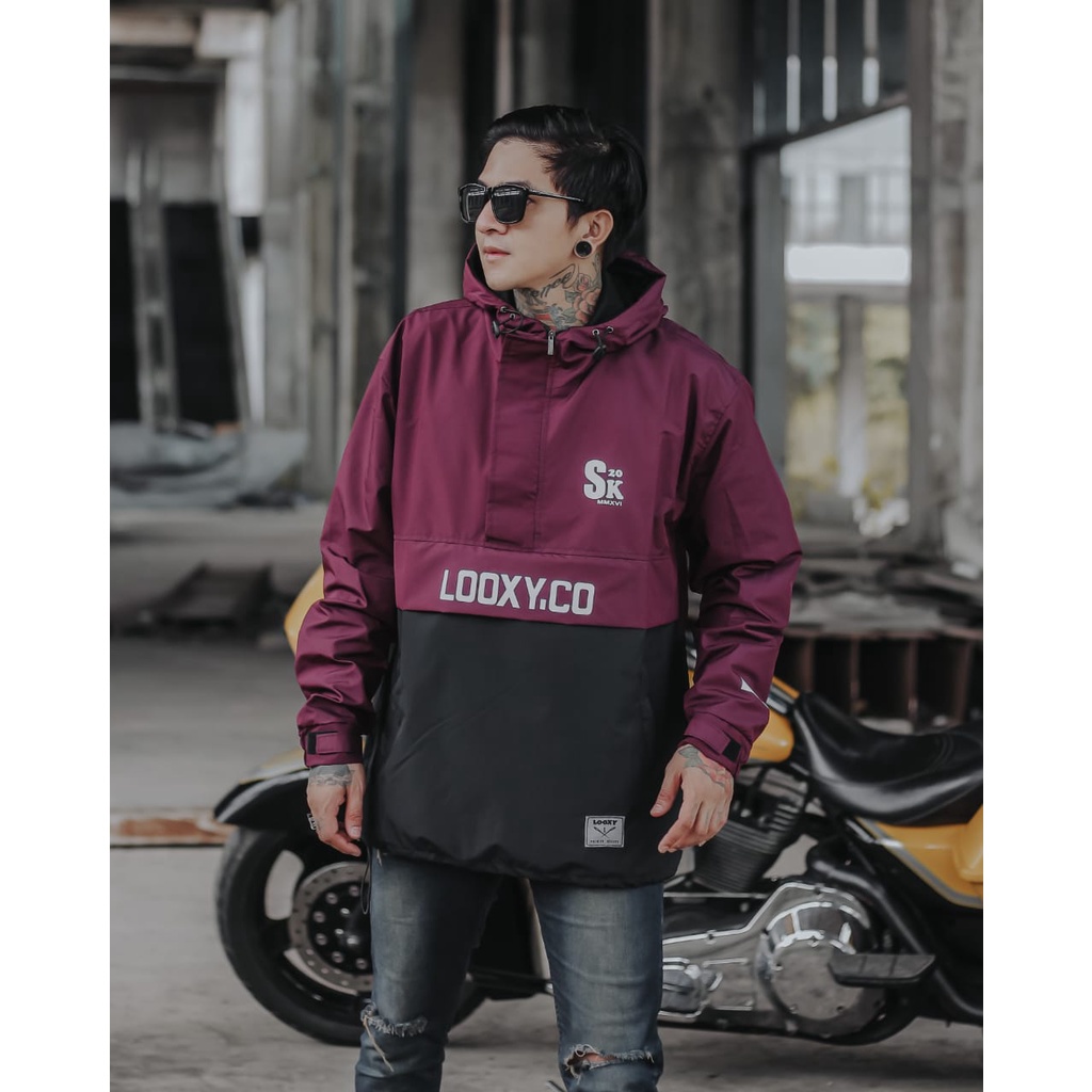 JAKET PRIA - JAKET WANITA - JAKET CAGOULE SALVIO HEXIA - JAKET CAGOULE - JAKET PARASUT - JAKET - JAKET PARASIT - JAKET PARASUT PRIA - SWEATER PARASUT PRIA - JAKET PRIA MURAH - JAKET PARASUT GAMBAR - JACKET PRIA - JAKET KEREN - JAKET VIRAL - JAKET MURAH-SK20 Maroon Hitam