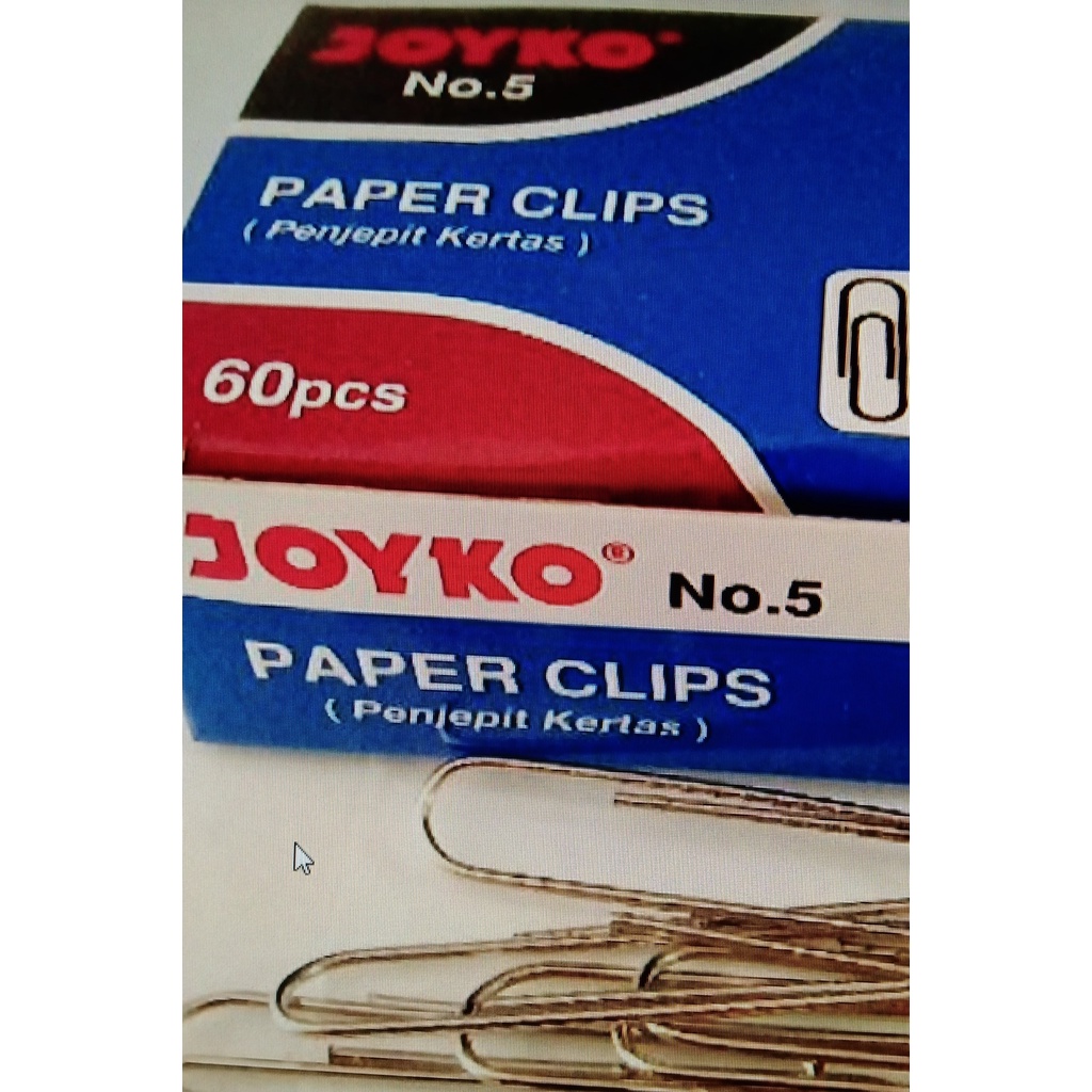 

Clip Paper No. 5 / Clip Kertas Isi(60pcs)