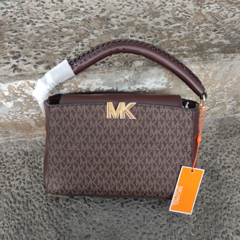 MK Karlie Logo Satchel