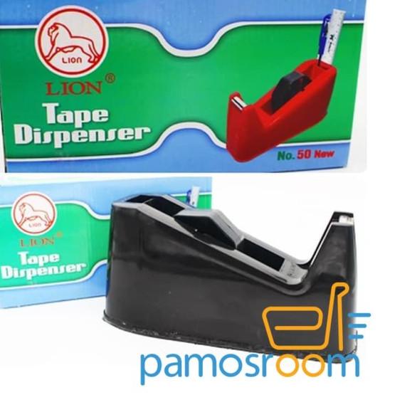 

TAPE DISPENSER LION NO 50 NEW 1 INC / TEMPAT ISOLASI SOLATIP CUTTER