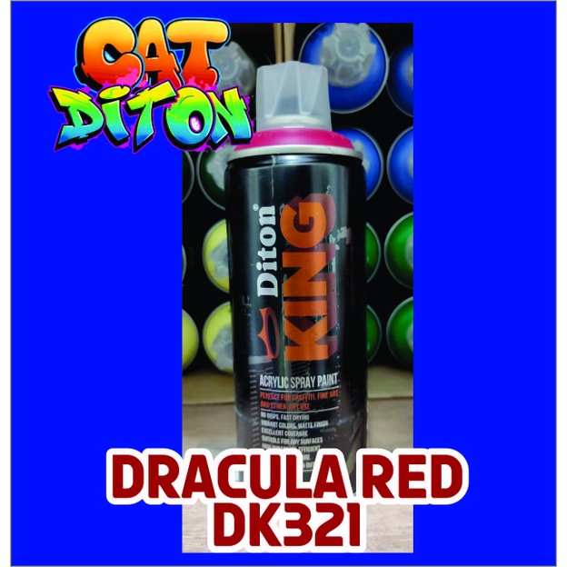 

Diton King DK321 DRACULA RED - Acrylic Spray Paints