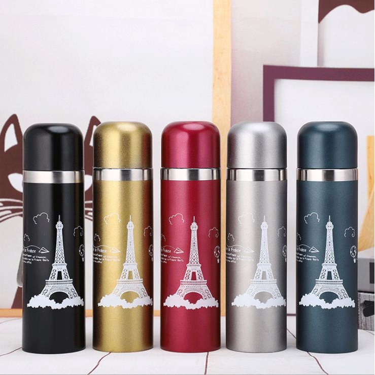 Termos Motif PARIS &amp; MICKEY Vacuum Stainless Steel 500ml