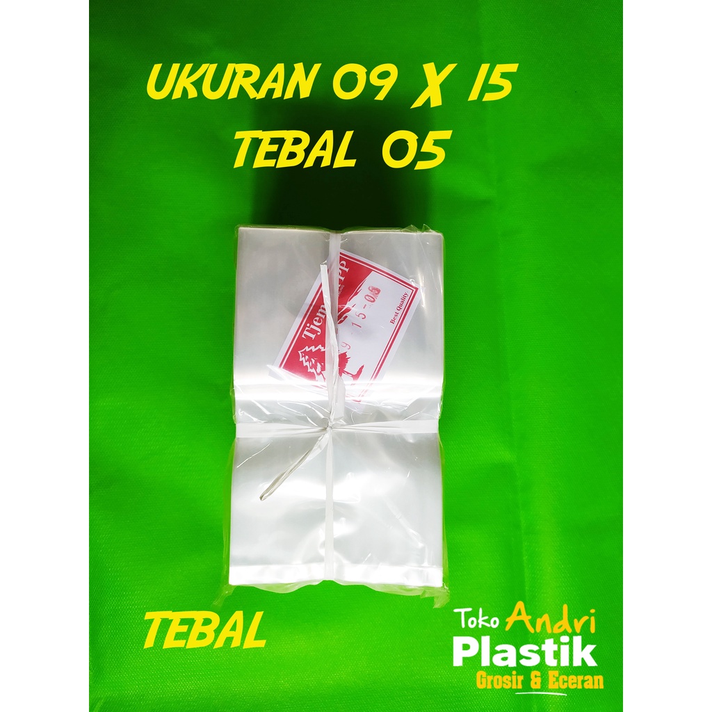 Plastik Pembungkus makanan , keripik Tebal tahan panas Kualitas Super Uk 09 x 15-05