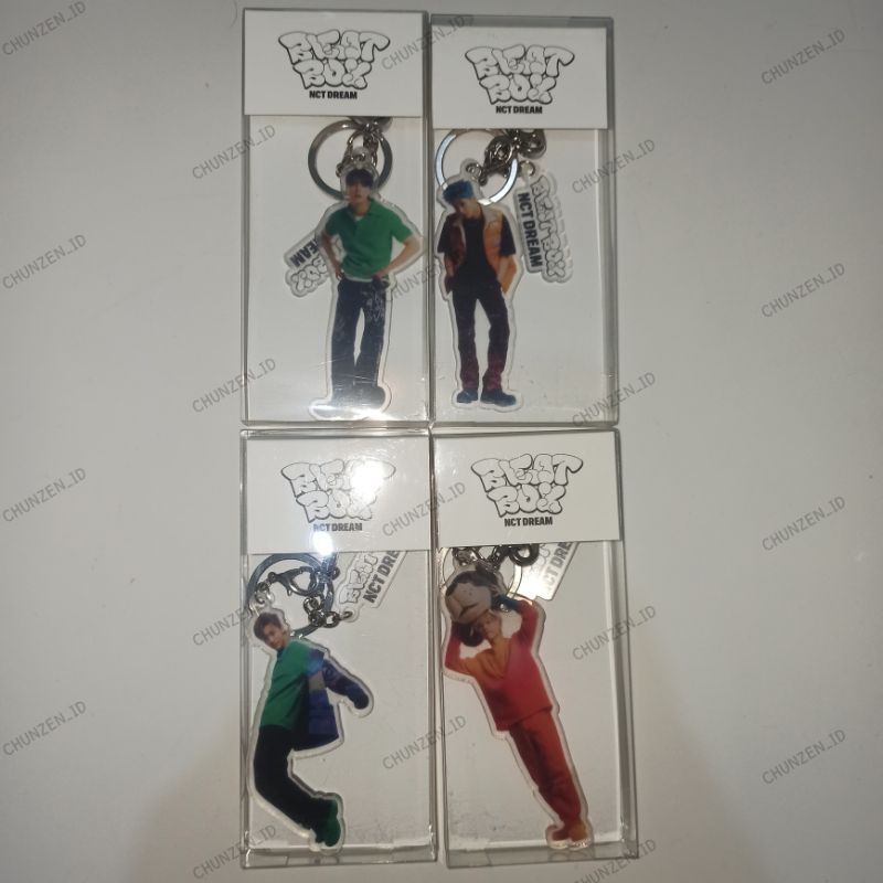ACRYLIC KEYRING BEATBOX NCT DREAM JENO JAEMIN MARK JISUNG