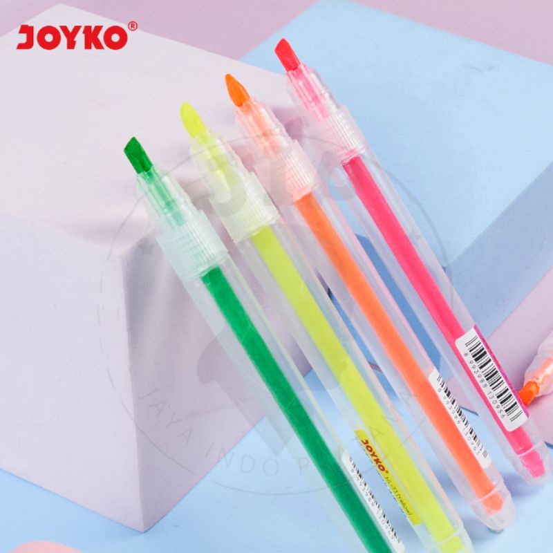 

Stabilo Highlighter Penanda Berwarna Joyko HL-73 ~ 76 Stabillo (PCS)