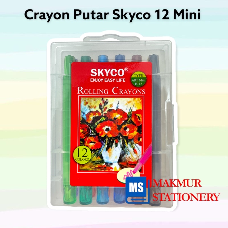 

Crayon Putar Skyco Mini 12 Warna