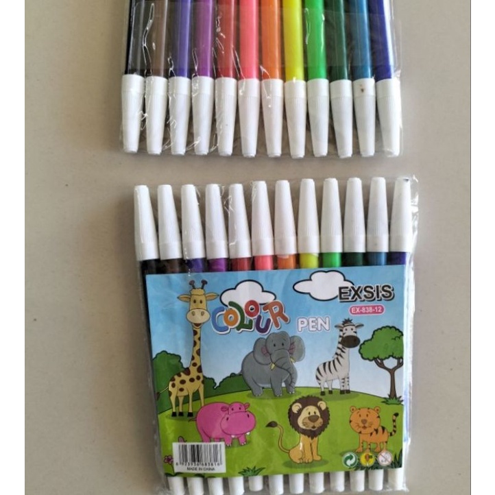 

Spidol 12 warna murah