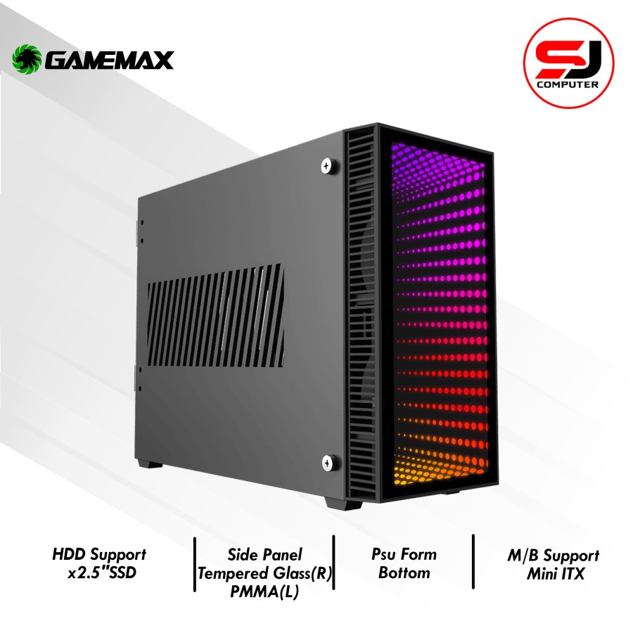 GAMEMAX ABYSS ITX Gaming PC Case