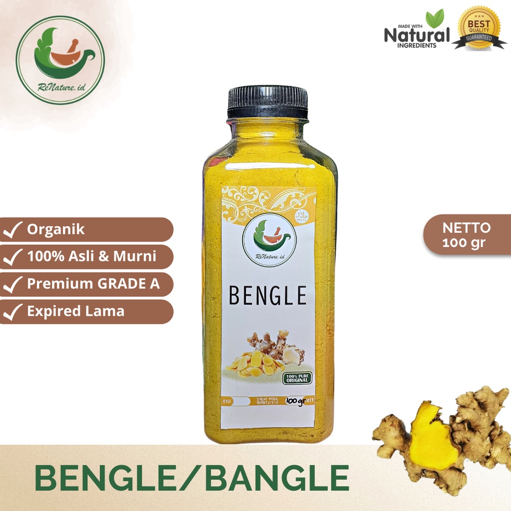 

PROMO!!! Bengle 100 gram / Bangle Bubuk Murni ReNature id / Panglai Bale bubuk