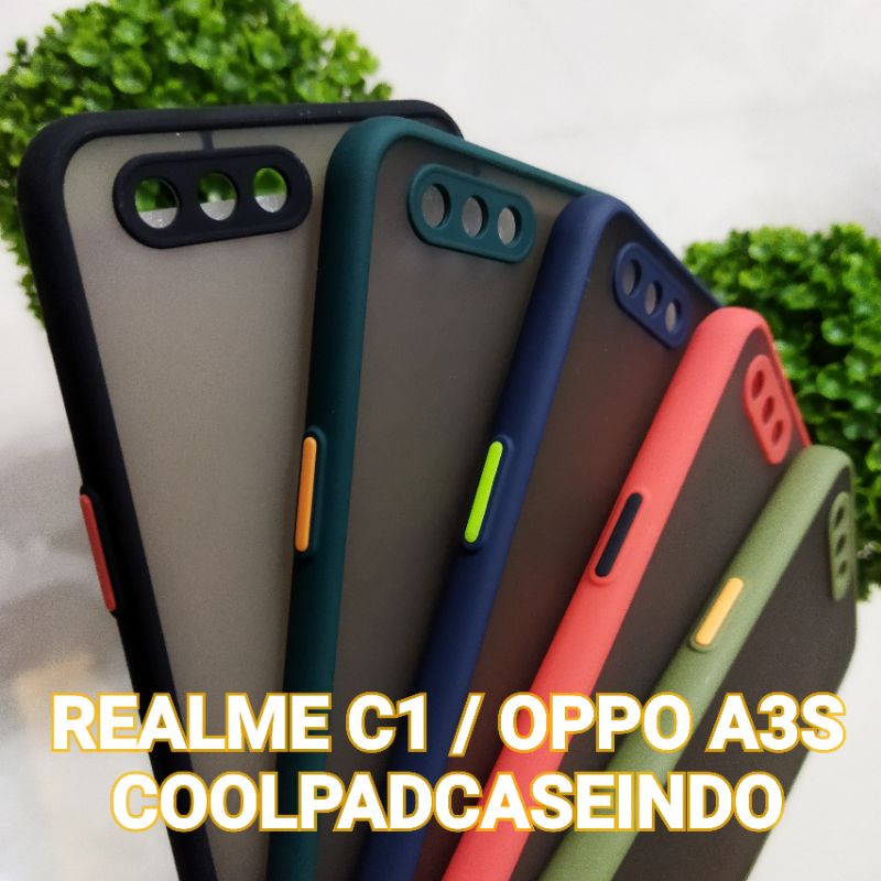 Soft Case Oppo A3S Aero Matte Case Warna Silikon