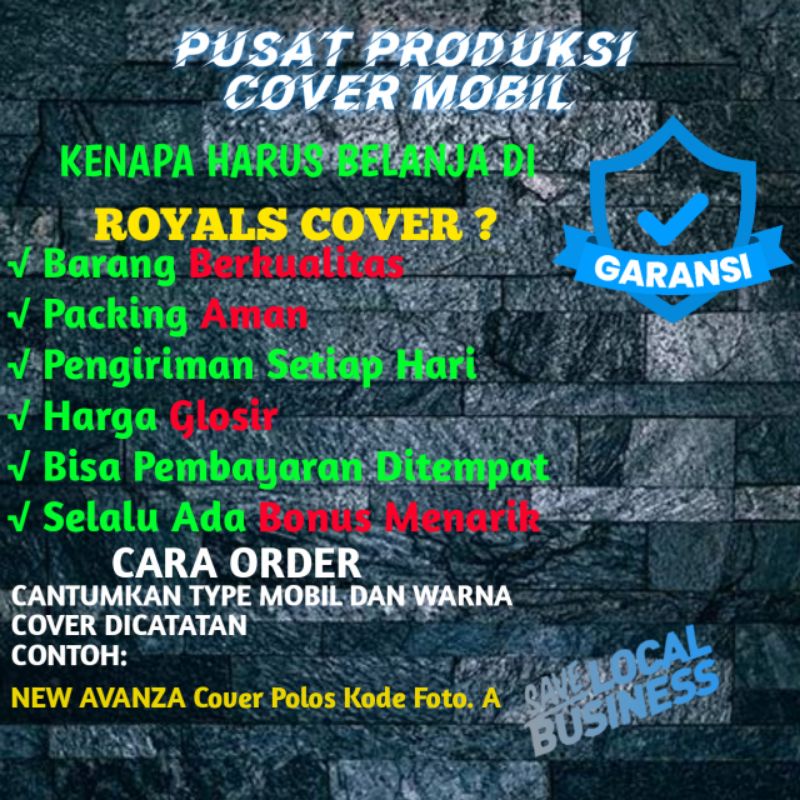 Body Cover Mobil CALYA / Sarung Toyota CALYA 2016, 2017, 2018, 2019, 2020, 2021 / Penutup Outdoor