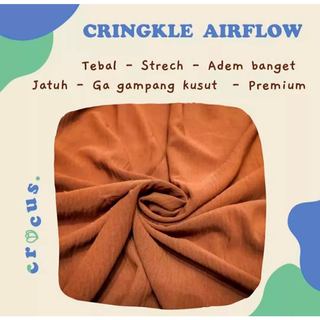 Celana kulot crinkle bahan crinkle airflow premium ( HARGA PROMO )