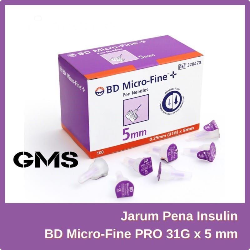 Jarum Insulin BD Microfine Unggu 5 mm 31G Eceran Per Pcs