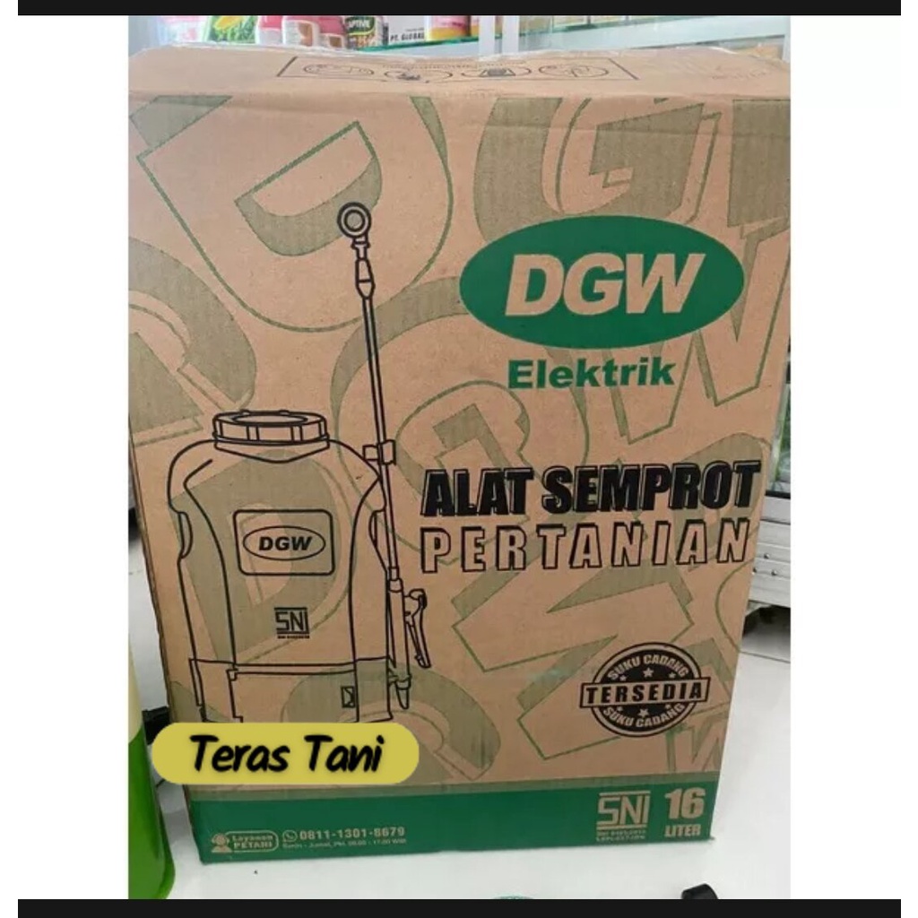 sprayer elektrik DGW 16 liter tangki semprot pertanian elektrik cas
