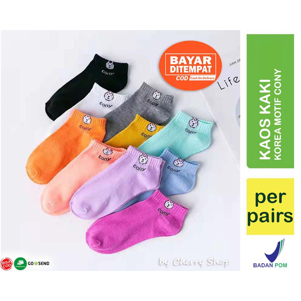 [BISA PILIH WARNA | PER PASANG] Kaos Kaki Pendek Dewasa Kaos Kaki Kelinci pendek Kaos Kaki Semata Kaki Murah Kaos Kaki Motif Kelinci