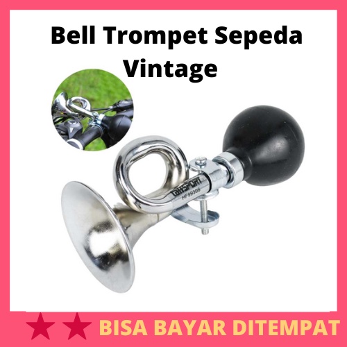 Bell Trompet Sepeda Vintage / Bel Bell Klakson Kelakson Clakson Terompet Trompet Angin Dagang Jualan