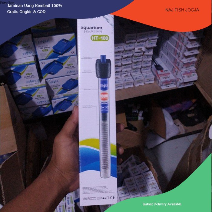 Pemanas Air Akuarium Heather Amara HT 100 mantab