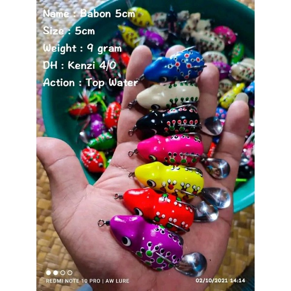 UMPAN SOFTFROG OPAS/BABON PENYU AW LURE