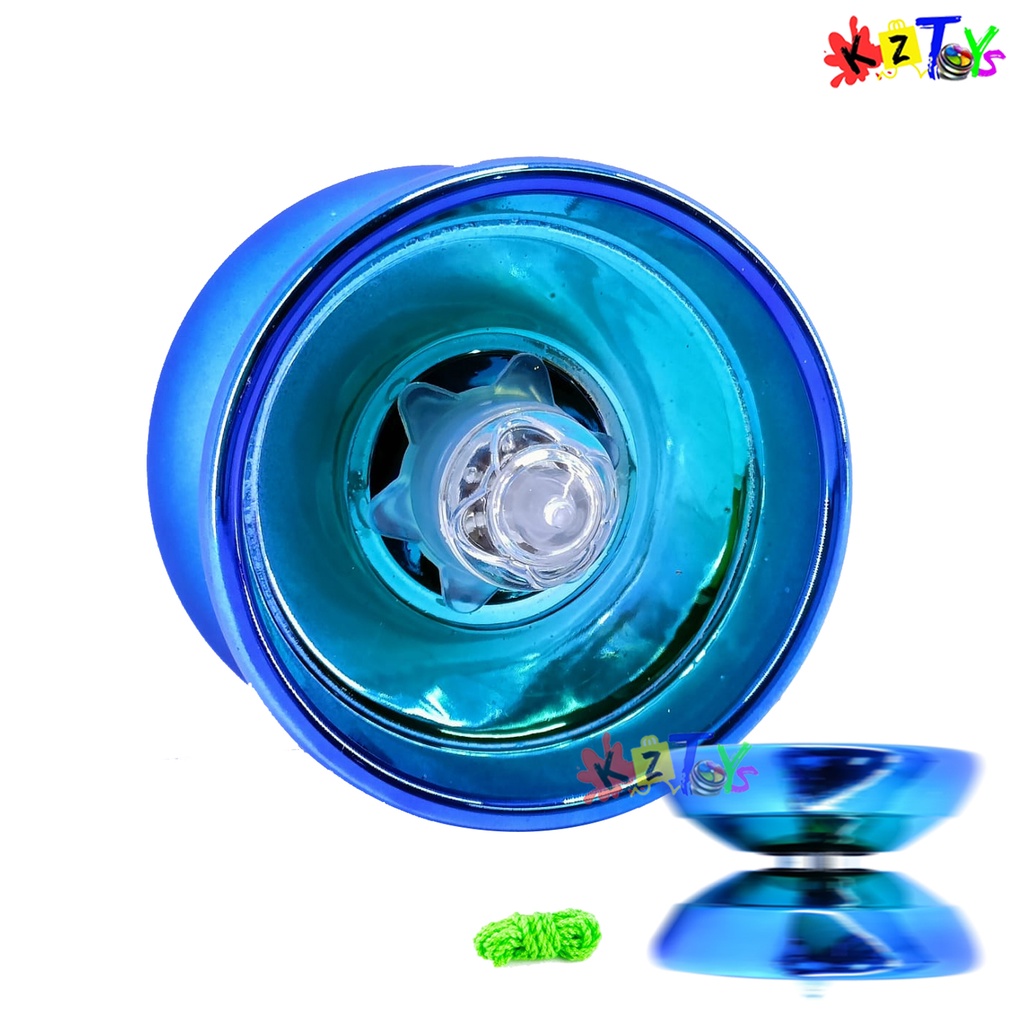 MAINAN YOYO CHROME SHOCK 2 WARNA UV 3 BEARING / YOYO GANGSING ULTRAVIOLET