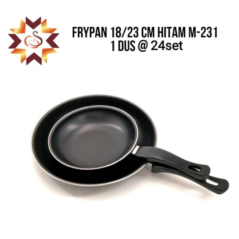 Sungllas frypan set 2 pcs 18 dan 23cm anti lengket