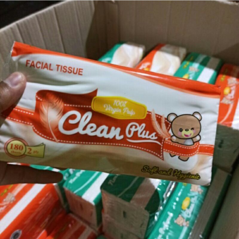 TISUE WAJAH CLEAN PLUS BUNDLE 3 PACK MURAH BERKUALITAS