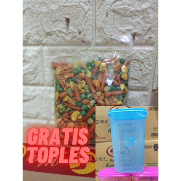 

Kacang Hijau Mix pedas 250gr GRATIS TOPLES