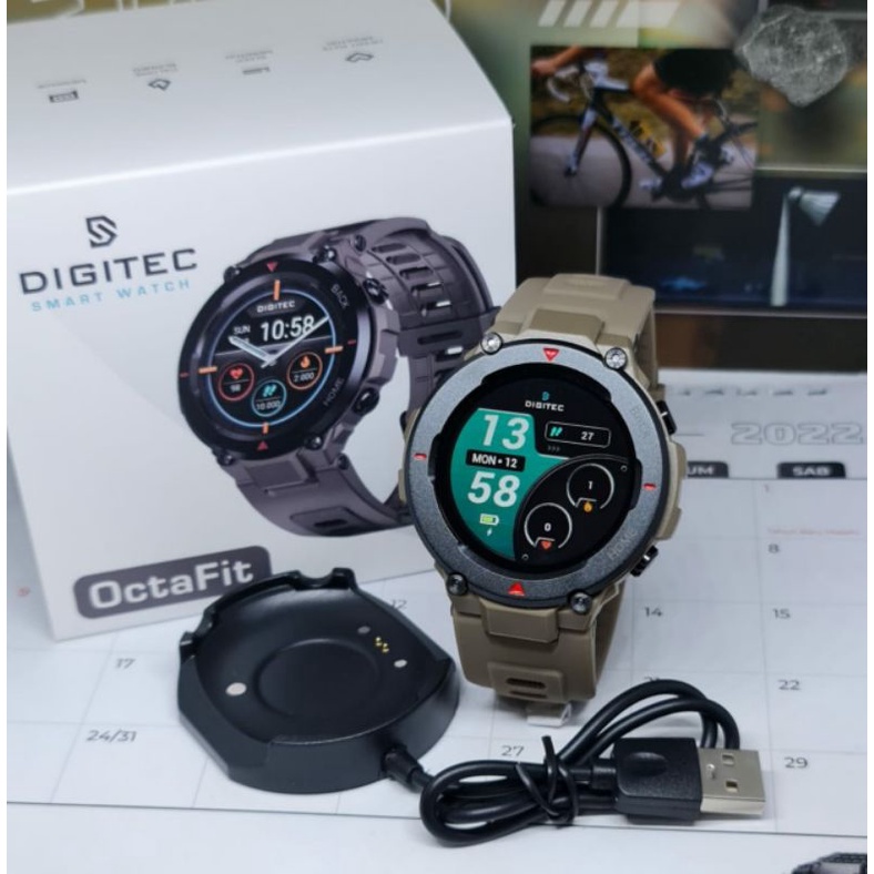 Smartwatch Digitec Octafit Original garansi 1thn