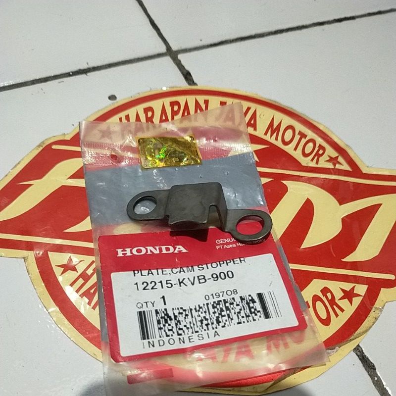 PLATE CAM STOPPER KUPU KUPU PENAHAN NOKEN AS VARIO 110 KARBU VARIO LAMA OLD 12215 KVB 900 ASLI ORIGI