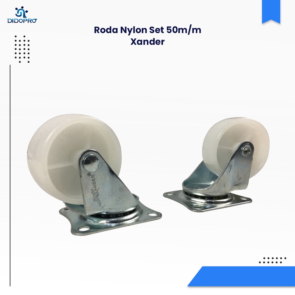 Roda Nylon Putih Set 4pcs