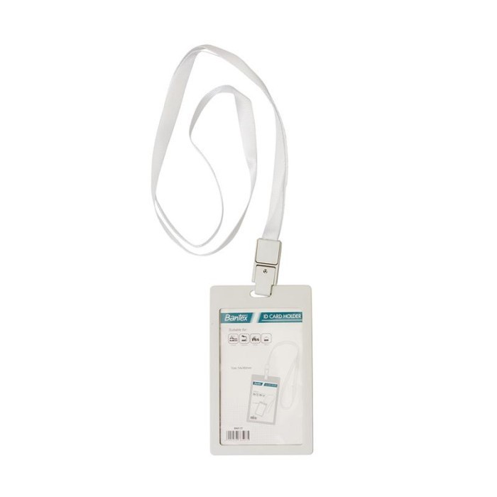 

ID CARD PORTRAIT + LANDYARD WHITE BANTEX 8865 07 / NAME TAG