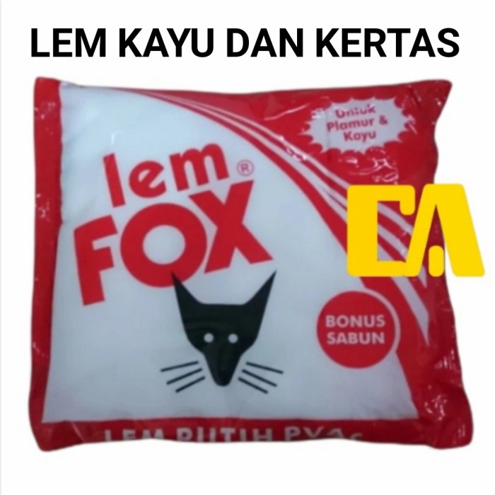 

LEM FOX PUTIH 700GR SLIME / KAYU / KERTAS