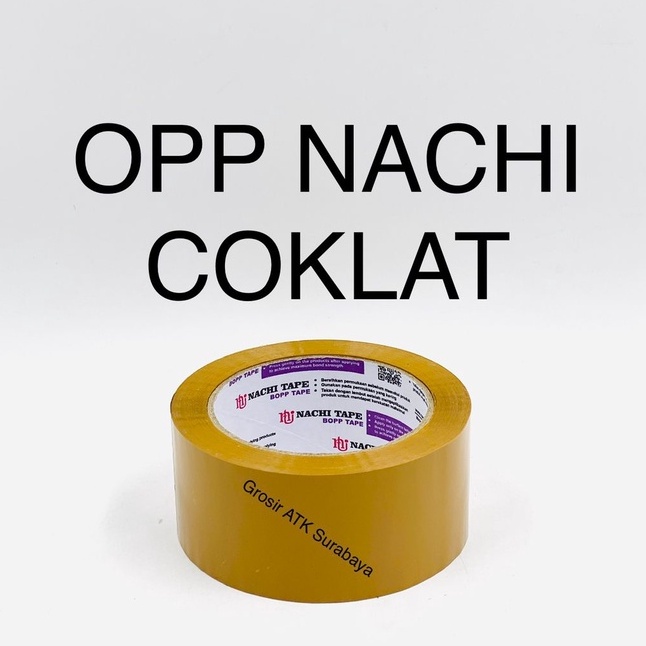 

LAKBAN OPP NACHI COKLAT Cokelat 48 mm / 2" / 2 Inch