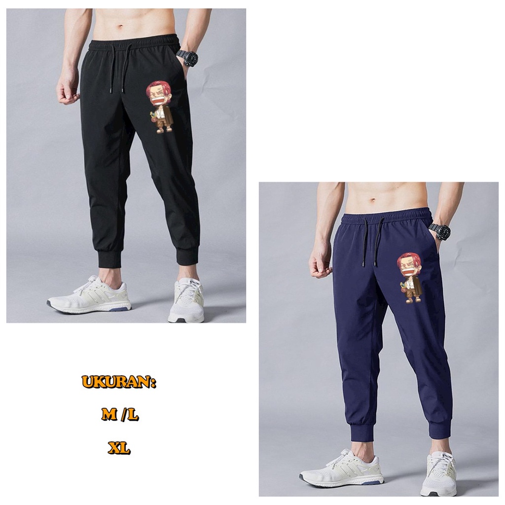 PANTALONA - JOGGER  SHANKS ONEPIECE / jogger pria / celana panjang / terbaru / keren / santai