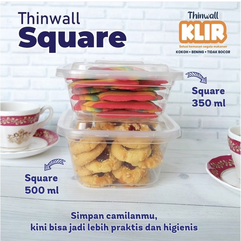 THINWALL DESSERT BOX RECTANGLE 300 THINWALL KECIL THINWALL KOTAK MINI THINWALL FOOD CONTAINER RECTANGLE 200 ML THINWALL 200ML KOTAK RECTANGLE THINWALL RECTANGLE 250 ML THINWALL KLIR 250 ML THINWALL SQ 350ml THINWALL DM 500 ML THINWALL SQUARE 500 ML KLIR