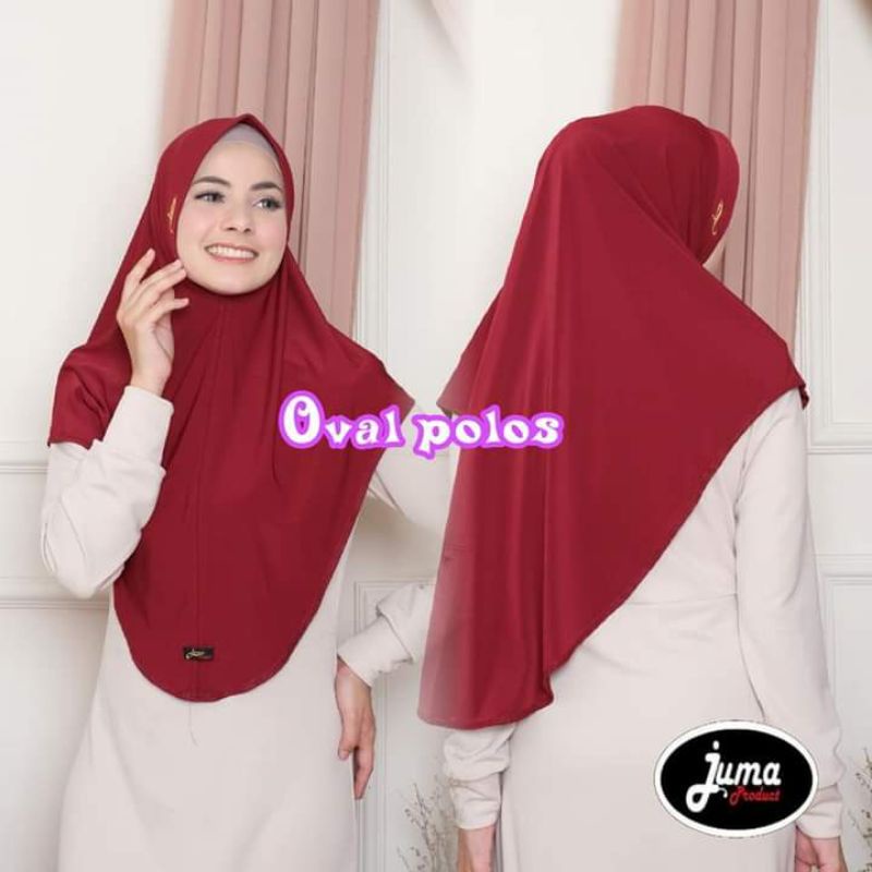 Jilbab Juma/ Juma Ori/ Juma Oval Polos/ Omah Kerudung/ Agen Riyani Kebumen