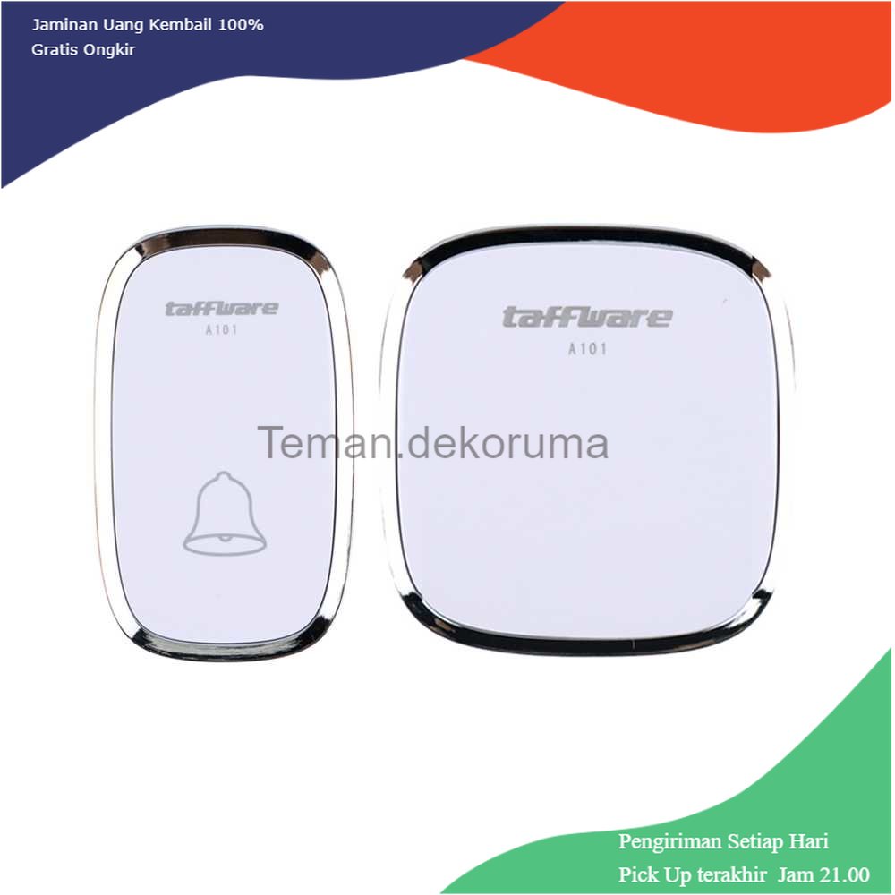 TD - BAL Taffware Bel Pintu Wireless Doorbells Waterproof 36 Nada - A101