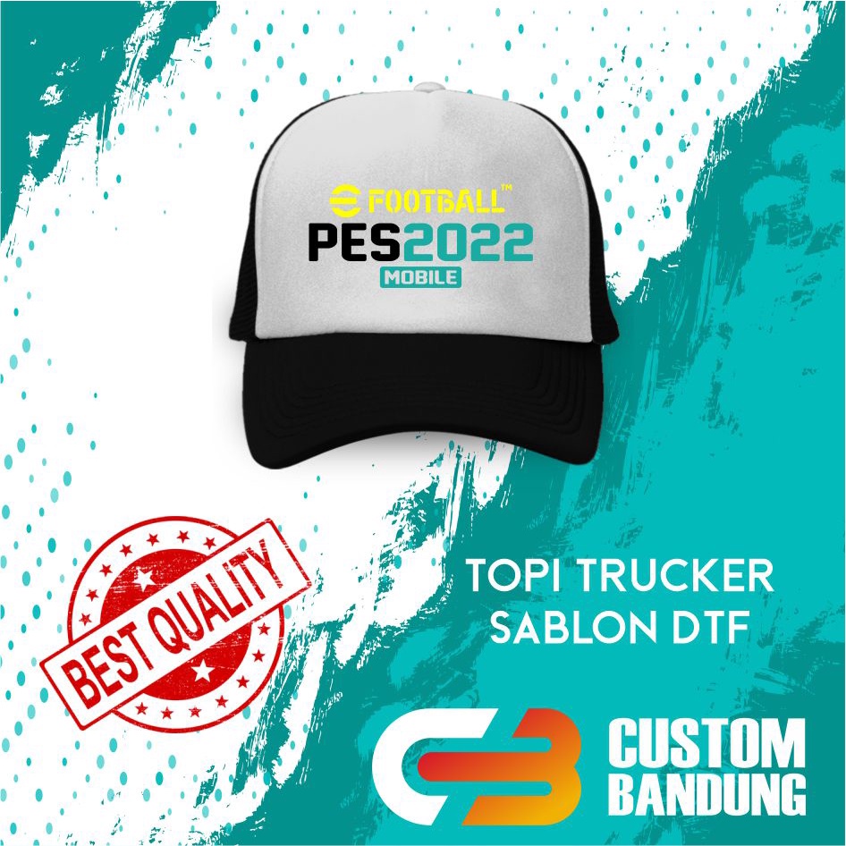 Topi Trucker PES Pria Wanita Topi Jaring Aura Jala Trucker Cap Bisa Tulis Nama Bisa COD Original High Premium Quality